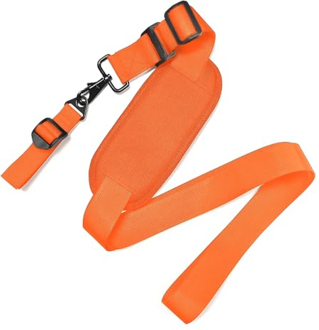 WUBAYI Shoulder Strap, Adjustable Garden Tool Harness, Orange Support Belt for Grass Trimmer, Brush Cutter, Hedge Trimmer