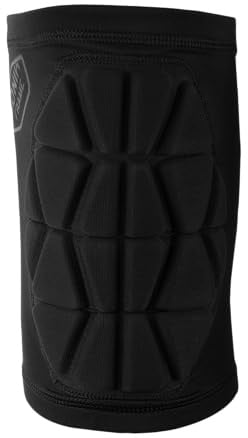 uhlsport Bionikframe Knee Pad - Knieschoner, Knieschützer für Torhüter, Knieschutz für Fußball, Volleyball, Handball, Lieferumfang: 1x Paar, Schwarz