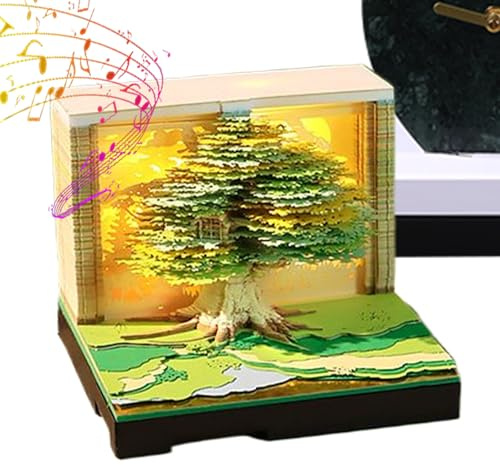 Time Piece Kalender 2026,Notizblock 3D Kalender | Notizblock Memoboard Für Lehrer Schüler Assistenten Freiberufler