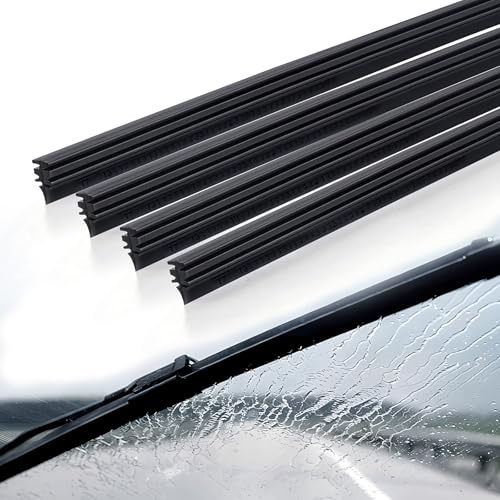Erivis Wiper Blade Refill, 26/16 Front Windshield Wiper Refills 8.5mm Fit for Toyota RAV4 2024-2025 Original Rubber Wiper Refill Replacement Kit 4 Pcs