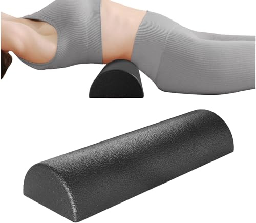 Body Muscle Foam Roller – 45 cm High Density Half, 45 cm Half Round Stretching Roller für Balance Training | Physical Foam Rollers for Home Gym, Pilates, Yoga, Fitness, Post-Workout Recovery