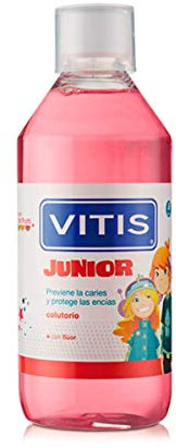 Dentaid Vitis Junior COLUTORIO 500ML, Negro, Estándar