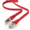 Cavo di rete piatto Cat.7 Gigabit Ethernet Lan (RJ45), 10Gbit/s, compatibile con Cat.5 –Cat.5e – Cat.6 Rosso / 1 pz 1 m