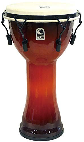 TOCA Djembe Freestyle Mechanically Tuned SFDMX-10AFS African Sunset 10
