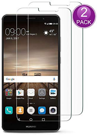 E-Hamii [2-Pack] Protector de Pantalla para Huawei Mate 10 Lite, 9H Vidrio Templado Protectora, HD Proteger Película Anti-Scratch y Anti-Huella Digital (Nota: no Cobertura Completa)