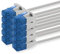 1aTTack.de 660523 Cat6 Cat.6 Kabel Cat Netzwerkkabel 0,3,0 m - Patchkabel Slim Kabel (Kleiner Durchmesser - sehr flexibel) 1000 Mbit/s - 10 Stück - grau