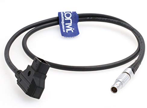 Eonvic D-tap a conector recto de 7 pines Nucleus M Cable de alimentación para motor Tilta