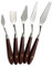 5 Pieces Painting Mixing Scraper,Stainless Steel Artist Oil Painting Palette Knife Spatula Paint Art