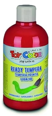 TOYCOLOR Tempera LIQUIDA 500ML Rosso