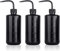 UPTATSUPPLY 3 PCS Tattoo Bottle Squeeze Wash Bottle Convenient Green Soap Supply Wash Tattoo Accessories (500ml Black)