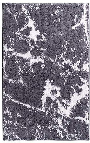 RIDDER Badezimmerteppich Marmor grau 60x90 cm