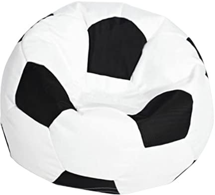 HomeDecTime Sitzsackhülle Sitzsack Sitzkissen Sitzsäcke Abdeckung Fußball Bean Bag Kinderzimmer Deko