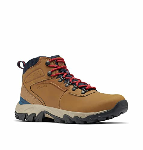 Columbia Newton Ridge Plus II WP wasserdichte Wanderstiefel für Herren, Braun (Light Brown x Red Velvet), 45 EU