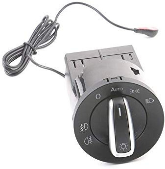 YJDTYM Auto Scheinwerfer Scheinwerfer Schalter Lichtsensor-Modul Bluetooth Upgrade/Fit for VW Golf MK4 Jetta 4 / Fit for Passat B5 Polo Bettelt (Color : with Bluetooth)