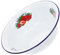 YARNOW Vintage Émail Bol en Émaligne Rustique Bassin Multif- Plats Bol Bleu Rim 7. 9 Pouces (Motif de Fraise), (D37W20NB56CPBBV315DL619R)