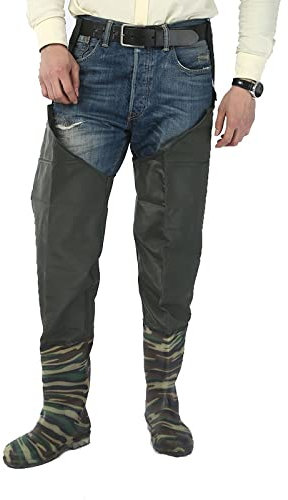 Zyxdk Hüfte Wathose, wasserdichte Hüftstiefel für Männer Frauen, Angeln Jagd Nahtversiegelter Stiefelfuß Wathose (Color : Green, Size : US7.5/EU39/UK6.5)