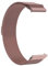Strap-it 22mm Universal Edelstahl Uhrenarmband - Schnellverschluss Milanese Metallarmband mit Magnetverschluss für Alle (Smart) watches für Damen und Herren - Rosérosa
