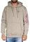 Alpha Industries Herren Back Print Hoody Kapuzensweat Kapuzenpullover, Vintage Sand, L