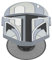 PopSockets: PopGrip - Soporte y Agarre para Teléfonos Móviles y Tablets con un PopTop Intercambiable - PopOut Mandalorian Helmet