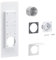 Steckdosenflansch universZ 1xSchuko-Steckdose ZY01SD 3250617626538 Hager