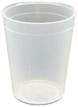 éco gobelets - Gobelet Réutilisable, Économique, Recyclable - Verre Plastique Rigide Polypropylène sans BPA - Passe Lave-Vaisselle - Transparent - 10cl x100