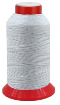 HT Jeansgarn/Nähgarn der Stärke 40, 24 Farben, 800 Meter, Farbe: 0001 - Weiß