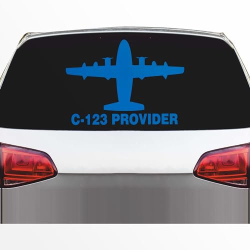 INDIGOS UG - Aufkleber - Autoaufkleber - 600x519 mm - JDM - Die Cut - C - Provider Plane - blau - Tuning - Sticker - Heckscheibe - Auto - Fahrrad