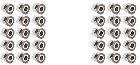 Pyugxab Confezione da 30 sacchetti per aspirapolvere Kobold VK7 FP7