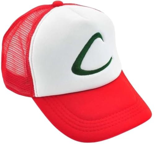 Kraja Spielfigurenhut Lieblingscharakter-Mütze (Ash Ketchum)