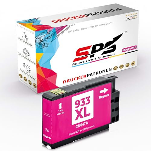SPS Drucker Tintenpatrone Kompatibel für HP Officejet 6600 - CN055AE / 933XL | Magenta | 825 Seiten