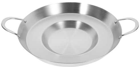 CONGARTENO Sartén Inoxidable Wmf Plana para Cocina y Exteriores Freidora De Patatas