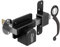 Gate Mate Long Throw Gate Lock, Euro Profile Keyed Both Sides Gate Lock for Sheds, Gates & Garage Doors, 316 Stainless Steel, for Wooden Gates & Doors Up to 2¾” inch Thick (70mm), Black, 5 Keys