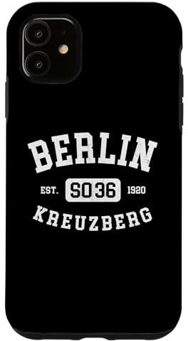 Berlin Kreuzberg SO 36 Vintage College Style Berlin Hülle für iPhone 11