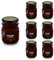 LA ERMITA MermeFruta de Fresa, Compota Estilo Mermelada con 80% Fruta, Sabor Natural y Sin Conservantes, Tarro de Vidrio 275 g (Pack 6 unidades)