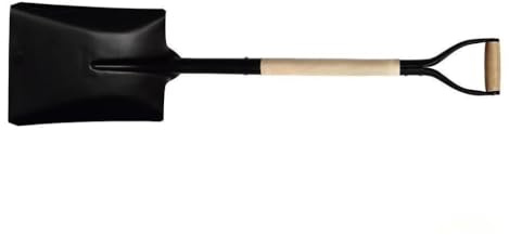 pala - pala quadrata da 340 mm, manico in legno chiuso, ideale per lavori di giardinaggio e costruzione con eccellente durata.