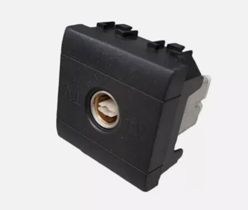 ECI ELETTROFORNITURE Originale Presa Tv Derivata 2 Moduli Art. L4201D/2 Serie Living Internarnational NERA 2 MODULI