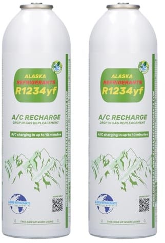 2 x Alaska Refrigerants R1234yf Ersatzkältemittel für Fahrzeuge
