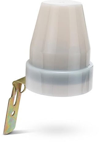 Velamp MS012 Civetta – Interruptor crepuscular IP 44, Blanco