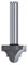 Edessö 105225412 Fräser Classic A=25,4/R=5,56/B=15,9 C=12, Silber