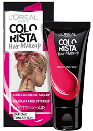 Colorista Hair Makeup Temporary Blonde Hair Colour, Hot Pink