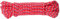 Brandsseller Allzweckseil 25 Meter aus Nylon/Ölresistent/Abriebfest/UV-Beständig/Seil-Rot