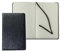DELMON VARONE - Personalisierbares Notizbuch DIN A5 schmal, gebunden in Premium Manhattan Leder schwarz - Buch liniert im Hardcover Ledereinband mit Merkband - Geeignet auch als Tagebuch & Reisebuch