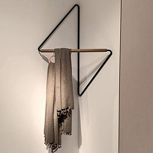 ZRSZ Industrial Design Garderobenhaken Für Ecken Wandgarderobe Garderobe Wand Decke Ums Eck Kleiderhaken Kleiderwandhaken Wäschelüfter Haken Kleiderständer