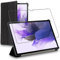 ebestStar - Cover per Samsung Galaxy Tab S7 FE T730, 5G T736B, Custodia Protezione Flip Magnetica, Slim Case Sottile Pelle PU, Nero + Vetro Temperato