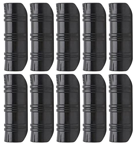 Niktule Gewächshausklammern, Gewächshaus Folienklemmen, Schwarze Klemmen Farm ABS Klemmen Grip Rohrschellen für Gewächshauspflanzenbedarf Gartengewächshäuser