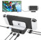 Upgraded Switch TV Dock for Nintendo Switch/Switch OLED, MVIIOE Switch Docking Station with Ethernet LAN, Support YouTube, 4K @ 60HZ 1080P HDMI 2.0 Port, 3 USB Ports & PD Fast Charging White