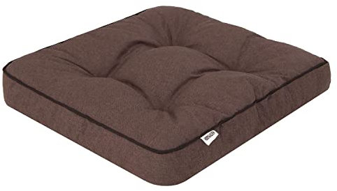 shivler Gartenstuhlauflage Gartenstuhl Auflage Sitzkissen Stuhlkissen Stuhl Sitzauflage Kissen (1 Stck., Braun)