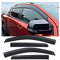 JHCHAN Wind Deflectors for Ford Ranger Accessories 2023 2024 2025 New Wildtrak Raptor Platinum Tremor XL XLT Stormtrak MSRT T9 Double CAB Window External Rain Guard Stick-on Fitment
