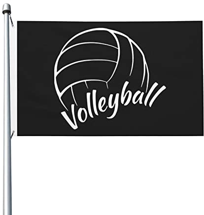 Love Is Volleyball-Flagge, 90 x 150 cm, Outdoor- tion, Banner, Hofflagge mit Ösen