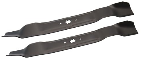 SECURA Jeu de lames (mulching) compatible avec Colombia PX16KB107H 13AG796G646 Tracteur de pelouse
